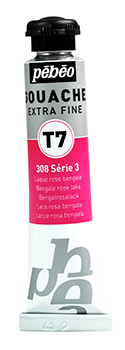 Pebeo Extra-Fine T7 Gouache 20 ml. Series 3 - Bengal Pink Lake