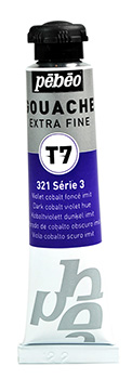 Pebeo Extra-Fine T7 Gouache 20 ml. Series 3 - Dark Cobalt Violet