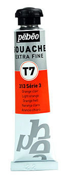 Pebeo Extra-Fine T7 Gouache 20 ml. Series 3 - Light Orange