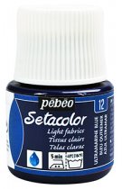 Pebeo Farba Setacolor do Jasnych Tkanin - Ultramarine