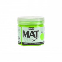 Pebeo Mat Pub Acrylic Paint 140 ml. - Fluorescent Green