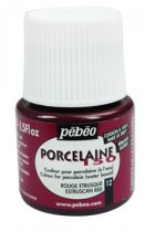 Pebeo Porcelaine 150 45 ml. - 12 Rouge Étrusque