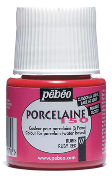 Pebeo Porcelaine 150 45 ml. - 07 Ruby Red