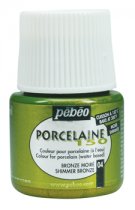 Pébéo Porcelaine 150 Porzellanfarbe 45 ml. - 104 Moiré Bronze