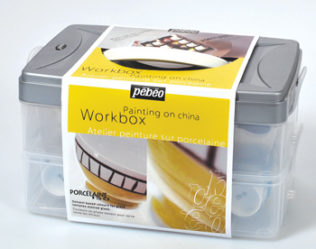 Pebeo Porcelaine 150 Studio Collection Workbox 10 x 45 ml.