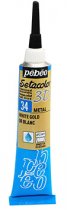 Pebeo Setacolor 3D Liner Metallic 20 ml. - White Gold