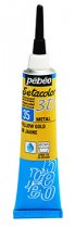 Pebeo Setacolor 3D Métallique Tube à Canule 20 ml. - Or jaune