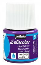 Pebeo Setacolor For Light Fabrics 45 ml. - 29 Parma Violet