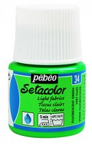 Pebeo Setacolor For Light Fabrics 45 ml. - 34 Fluorescent  Green