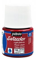 Pebeo Setacolor For Light Fabrics 45 ml. - 49 Fuchsia