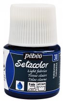 Pebeo Setacolor For Light Fabrics 45 ml. - Turquoise