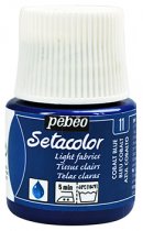 Pebeo Setacolor für helle Textilien 45 ml - 11 Cobalt Blue