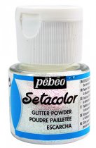 Pebeo Setacolor Glitter Powder Textiles - Diamond 10 g.