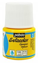 Pebeo Setacolor Opaque 45 ml. Farba do Tekstyliów Kryjąca - 13 Buttercup