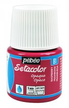 Pebeo Setacolor Opaque 45 ml. Farba do Tekstyliów Kryjąca - 81 Raspberry Pebeo Setacolor Opaque 45 ml. Farba do Tekstyliów Kryjąca - 81 Raspberry