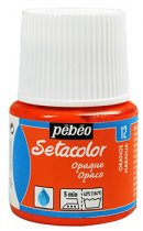 Pebeo Setacolor Opaque Textile Paint 45 ml. - 12 Orange