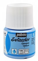 Pebeo Setacolor Opaque Textile Paint 45 ml. - 86 Sky Blue