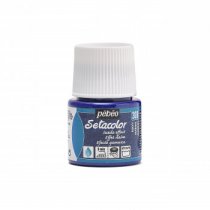 Pebeo Setacolor Opaque Textile Paint - Suede Effect - Navy