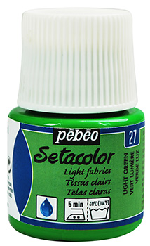 Pebeo Setacolor For Light Fabrics 45 ml. - 27 Light Green