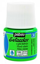 Pebeo Setacolor Textielverf voor Lichte Stoffen 45 ml. - 34 Fluo Groen