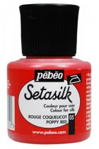 Pebeo Setasilk 45 ml. - 05 Rouge coquelicot