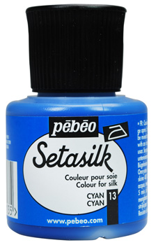 Pebeo Setasilk 45 ml. - 13 Cyan