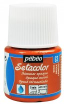 Pebeo Shimmer Opaque Farba do Tkanin 45 ml. - 63 Brick