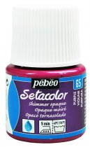 Pebeo Setacolor Opaque Shimmer Paint 45 ml. - 65 Purple