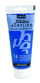 Pebeo Studio Acrylics 100 ml. - 14 Opaque Cobalt Blue
