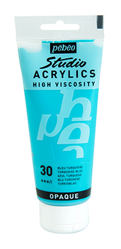 Pebeo Studio Acrylics 100 ml. - 30 Turquoise Blue