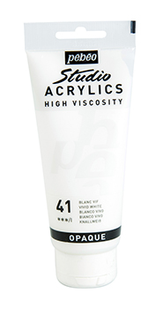 Pebeo Studio Acrylics 100 ml. - 41 Vivid White