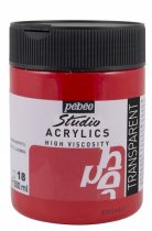 Pebeo Studio Acrylics 500 ml. -  18 Naphtol Carmine