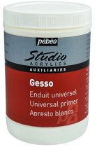 Pebeo Studio Acrylics Gesso Weiß 1 Liter