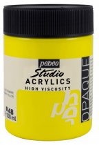 Pebeo Studio Acrylverf 500 ml. - 48 Dekkend primair geel