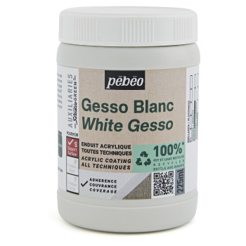 Pebeo Studio Green White Gesso 225 ml.