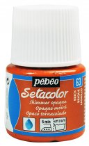 Pebeo Textile Opaque Moiré 45 ml. - 63 Brique moiré