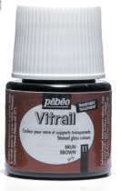 Pebeo Vitrail Transparante Glasverf 45 ml. - 11 Bruin