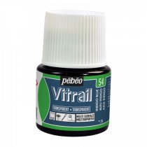 Pebeo Vitrail Transparante Glasverf 45 ml. - 54 Indigo Blauw