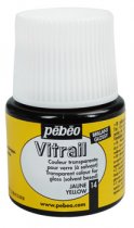 Pebeo Vitrail Transparent Glass Paint - 14 Yellow