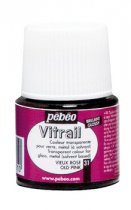 Pebeo Vitrail Transparent Glass Paint - 31 Old Pink