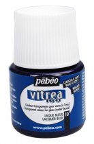Pebeo Vitrea 160 - 10 Bleu Laqué Brillant