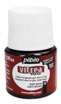 Pebeo Vitrea 160 - 18 Bruine Aarde Glanzend