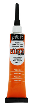 Pebeo Vitrea 160 Relief Outliner - 61 Paprika