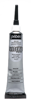 Pebeo Vitrea 160 Relief Outliner - 67 Pearl