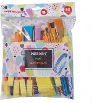 Meeden Kid's Brushes Variety Set 50 pcs.