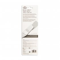 R&L Brown Taklon Flat Brush Set (Firm) - 3 Pack