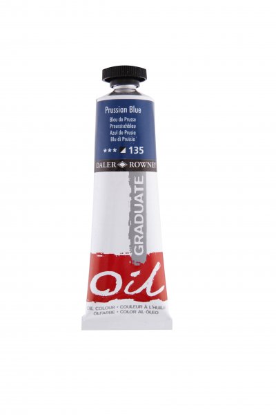 Daler-Rowney Graduate Oil Colour 38 ml. - 135 Prussian Blue