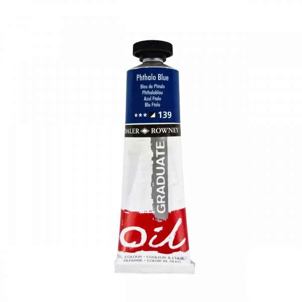 Daler-Rowney Graduate Oil Colour 38 ml. - 139 Phtalo Blue