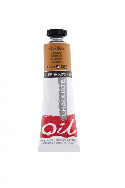 Daler-Rowney Graduate Oil Colour 38 ml. - 663 Yellow Ochre