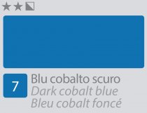Peinture à l'Huile Divolo Accademia 20 ml. - Bleu Cobalt Foncé